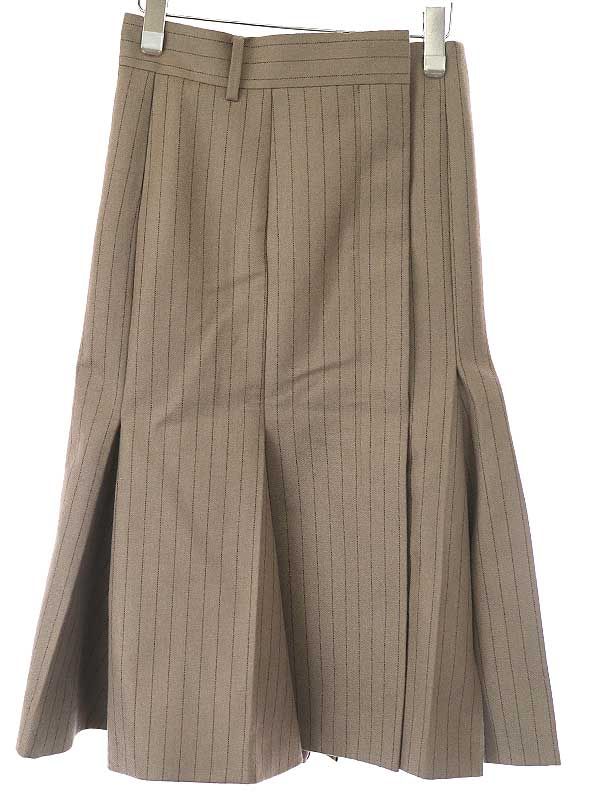 sacai サカイ 2022aw ストライプウールスカート sacai サカイ