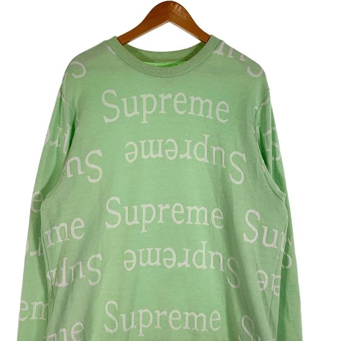 SUPREME 18SS Jacquard Logo Crewneck