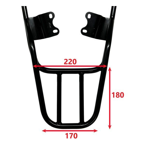 MOTONE CUSTOMS モートーンカスタムズ リアラック GRAND TOURER ブラック MCB024 2635466 WWW_USTAUSTRALIA_COM_AU