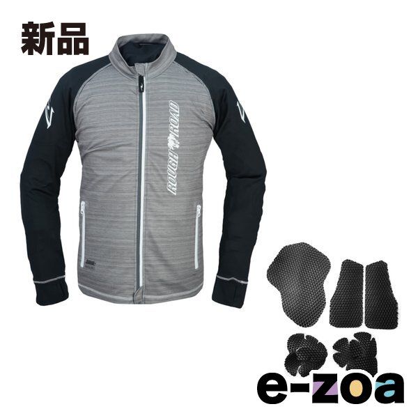 KOMINE コミネ R-R アーマージャケット APセット HL.GY BK-L RR7558APHG BK3 2529476