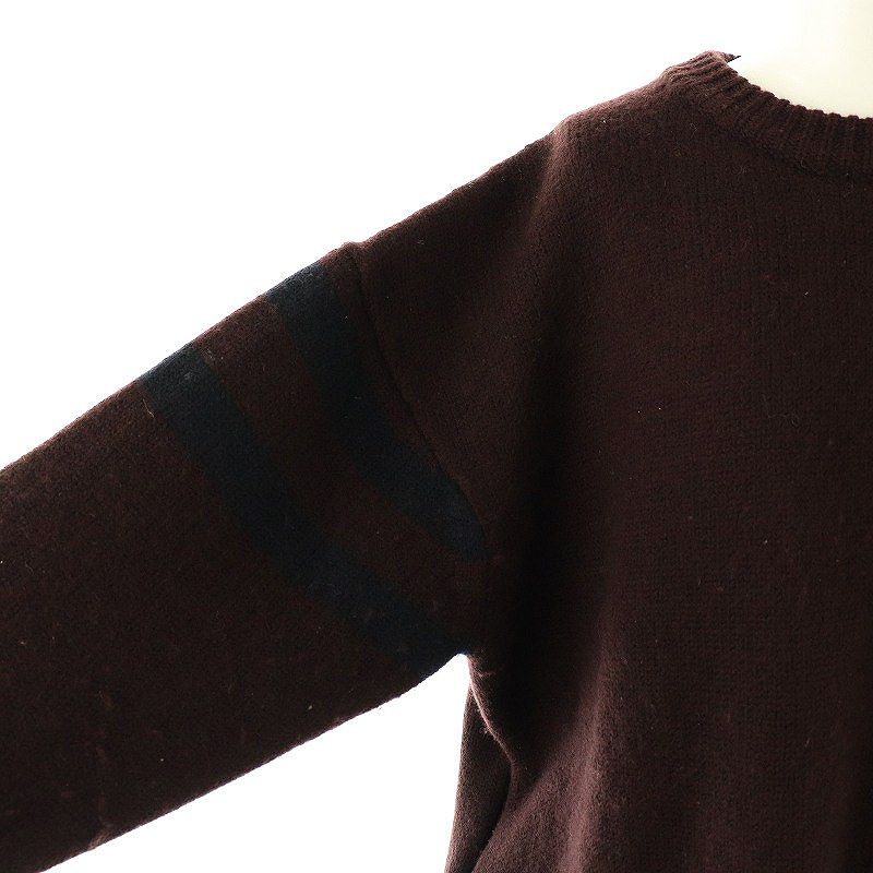 Plage - プラージュ 21AW Backインターシャミニワンピース ニット F 茶 プラージュ Plage BACK インターシャミニワンピース ニット