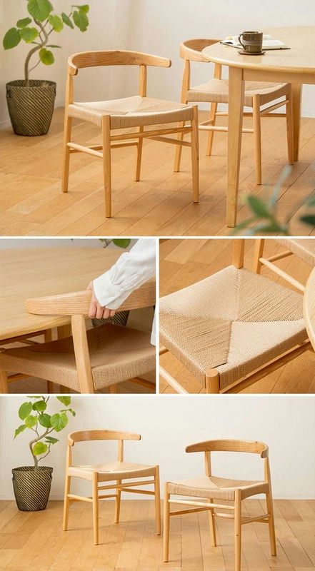 シンプルデザイン 和モダンチェア