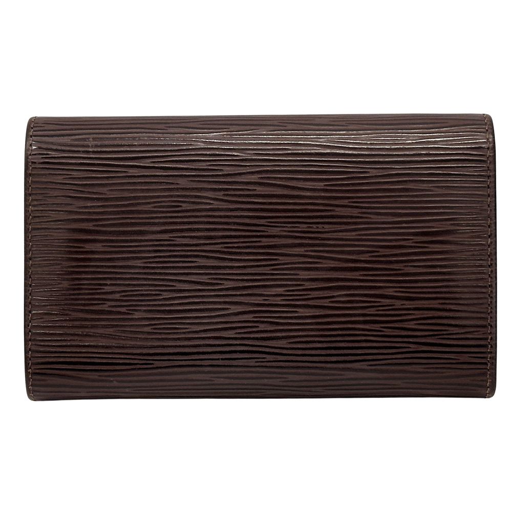 LVエピ 焦茶二つ折り財布 焦茶 LOUIS VUITTON エピ 焦げ茶色 二つ折り