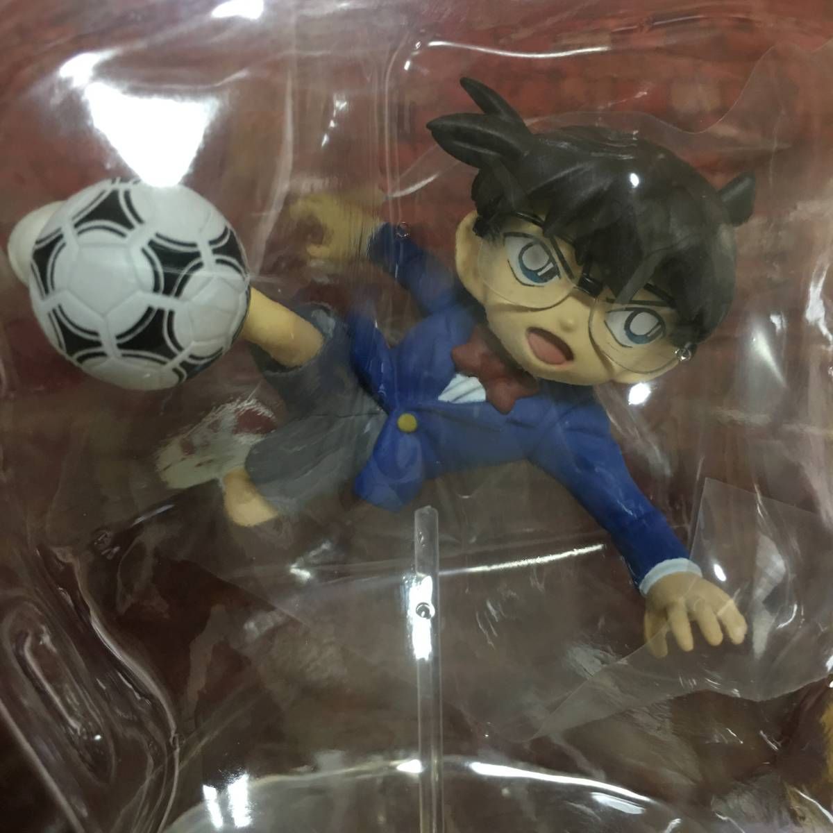 江戸川コナン サッカー フィギュア 名探偵コナン 人形 ドール 置物