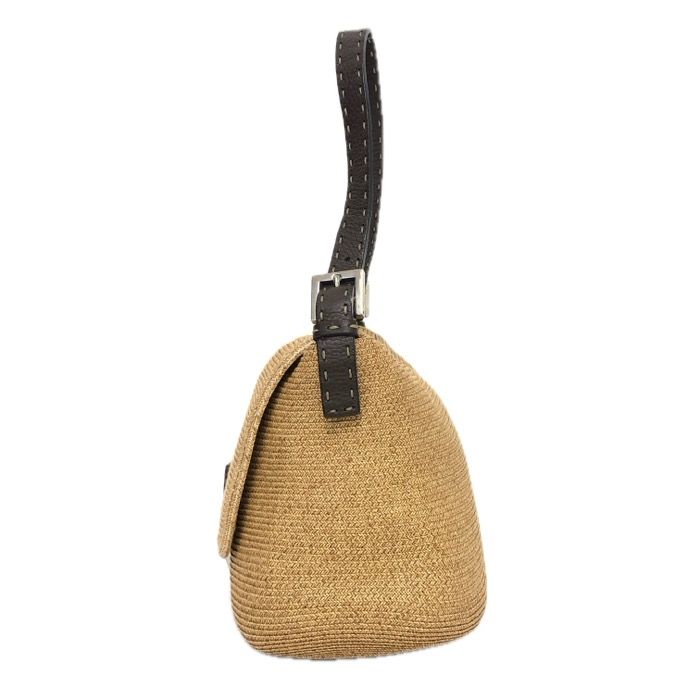 FENDI フェンディ セレリア マンマバゲット ショルダーバッグ ストロー 
