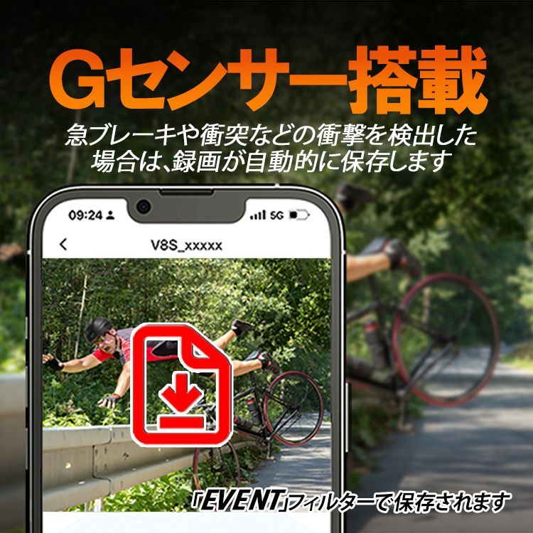 広角カメラ 自転車用ヘルメット
