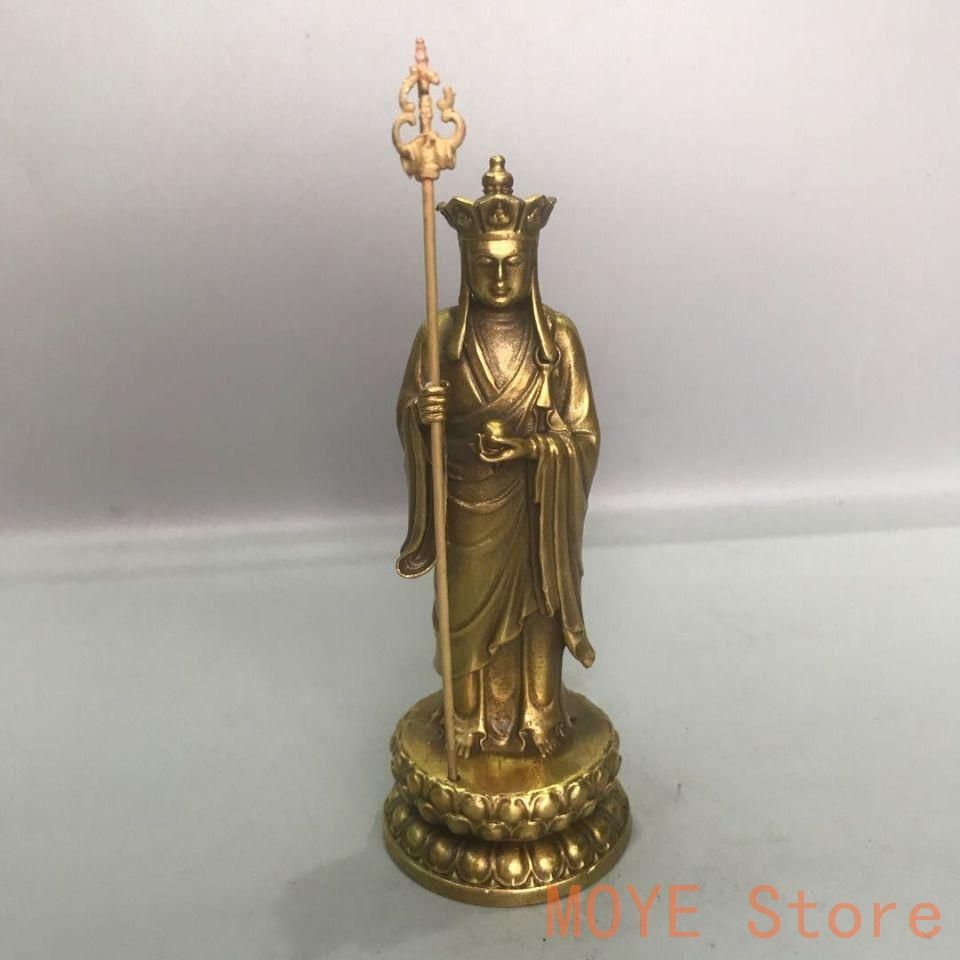 地蔵王仏像 小仏像 銅製 工芸品美術品 置物zw0829 - メルカリ