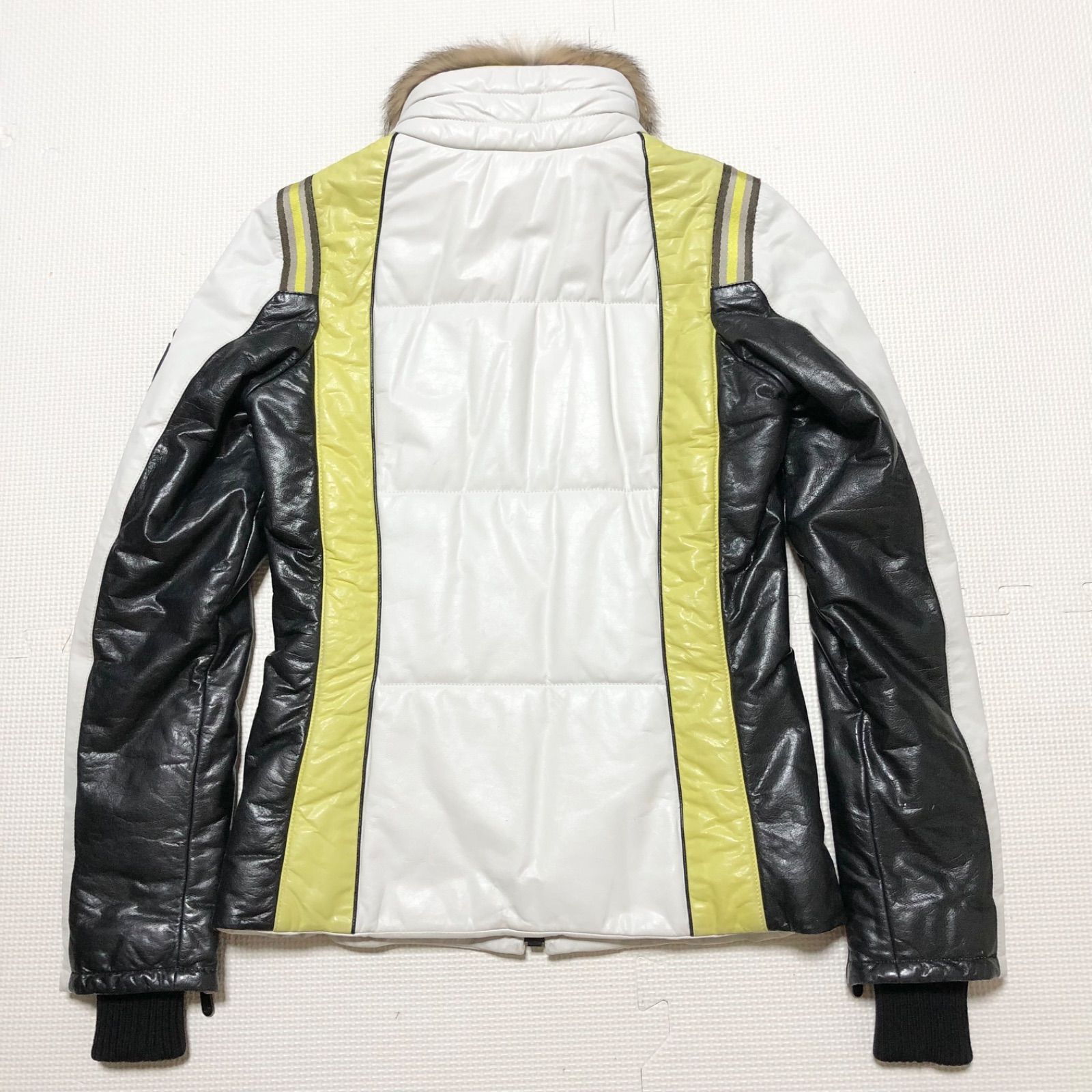 高級　GUCCI グッチ　レザー　シングルライダースジャケット　トムフォード トムフォード期】GUCCI グッチ レザー ライダースジャケット 50