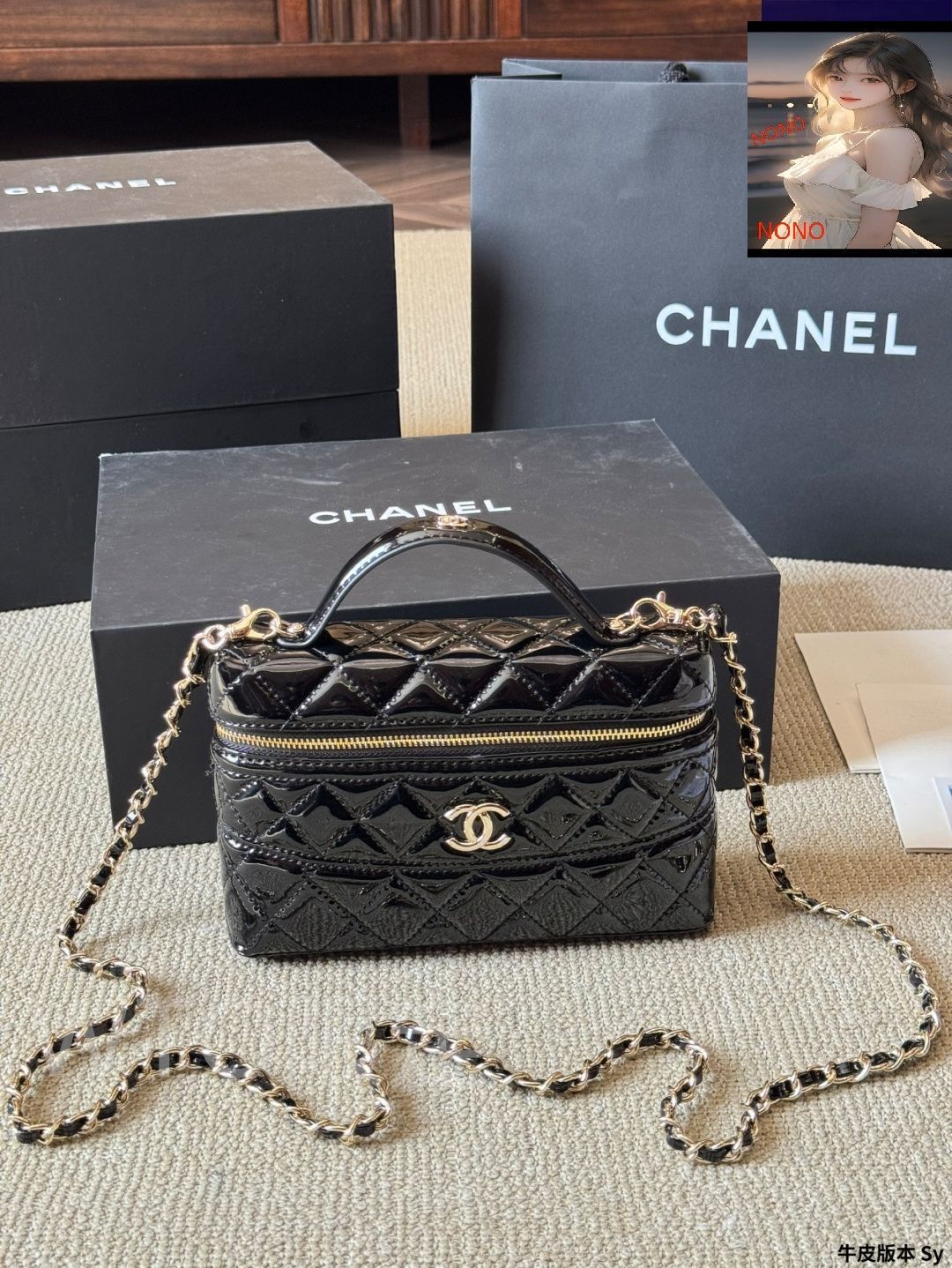 25C CHANEL 2サイズあり♡ハンドバッグ ショルダーバッグ org.jpg
