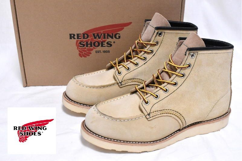 新品 レッドウイング 8173 6インチ モックトゥ 7.5 E 25.5cm TAN