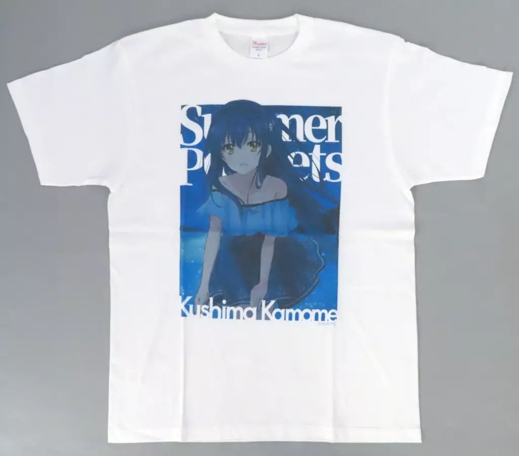 【中古】Tシャツ 久島鴎 Tシャツ ＜夏灯り、君と過ごす夜＞ ホワイト Lサイズ 「Summer Pockets ～夏灯り、君と過ごす夜～」