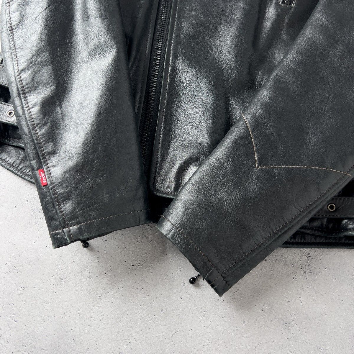 美品 LEVI'S RED TAB リーバイス / 牛革 レザー ダブル