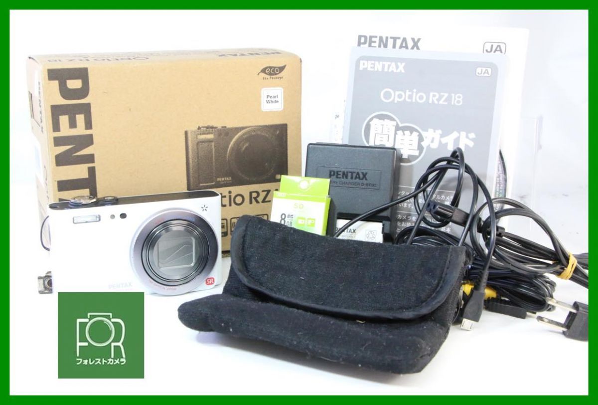 PENTAX Optio RZ18 本体 充電器・SDカード付き 楽天市場】optio rz18 充電器の通販