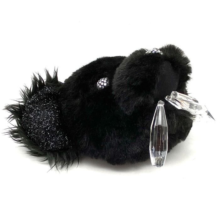 ANTEPRIMA アンテプリマ ベア ラインストーン ビジュー ファー チェーン ショルダー バッグ eY09133A DECORATOM_COM_BR