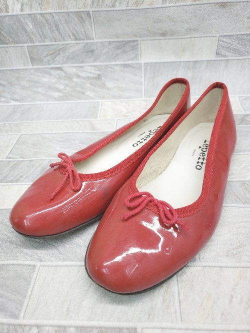 レペット☆レッド ◇ Repetto レペット エナメル フラット パンプス シューズ