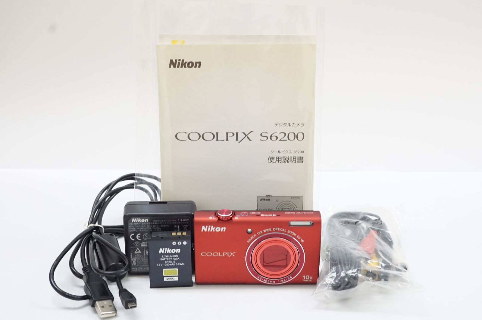 良品 Nikon ニコン COOLPIX S6200 コンパクトデジタルカメラ プラチナ 