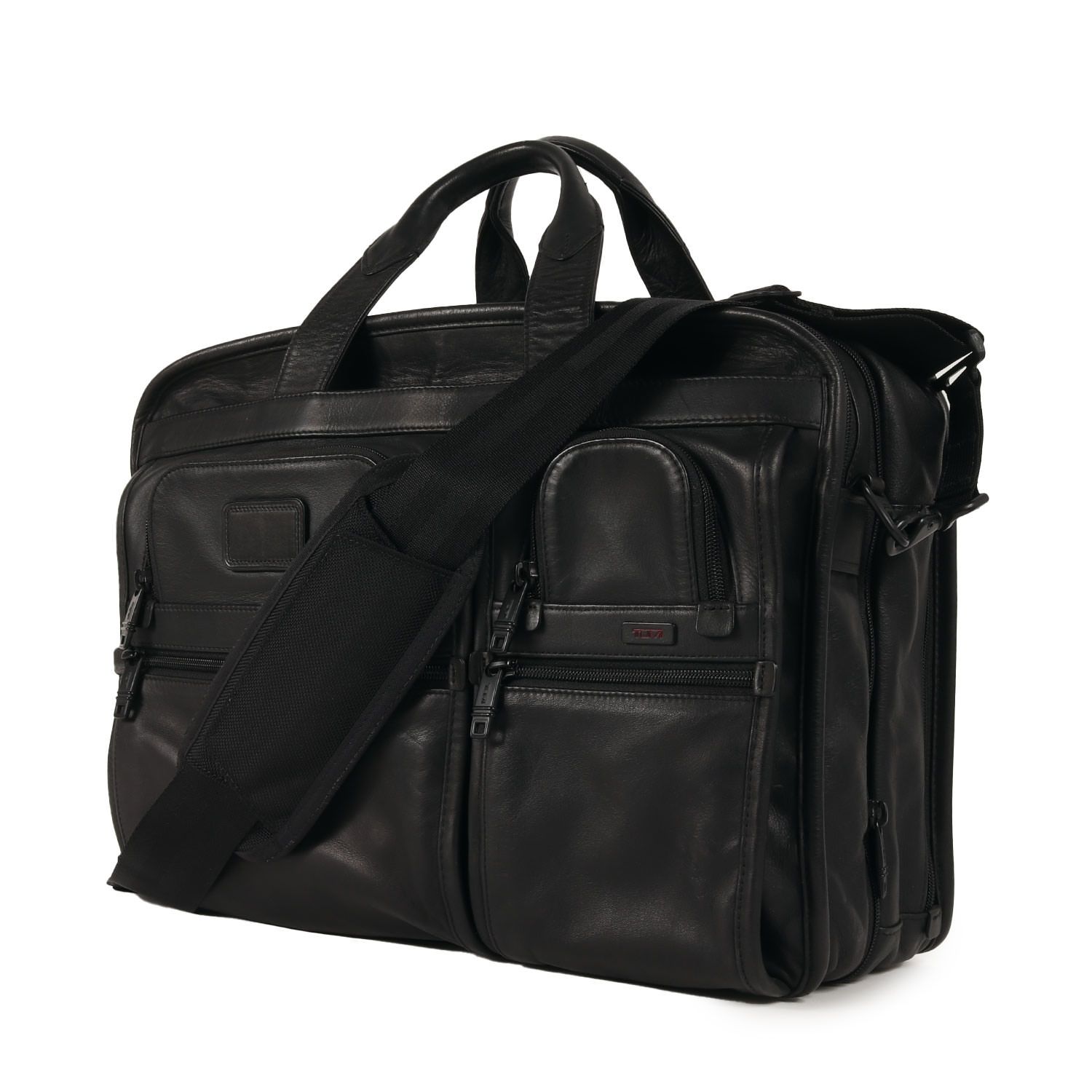 TUMI トゥミ 2WAY エクスパンダブル オーガナイザー ラップトップ レザー ブリーフケース (96160DH) ブラック 黒 ブランド カバン【メンズ】