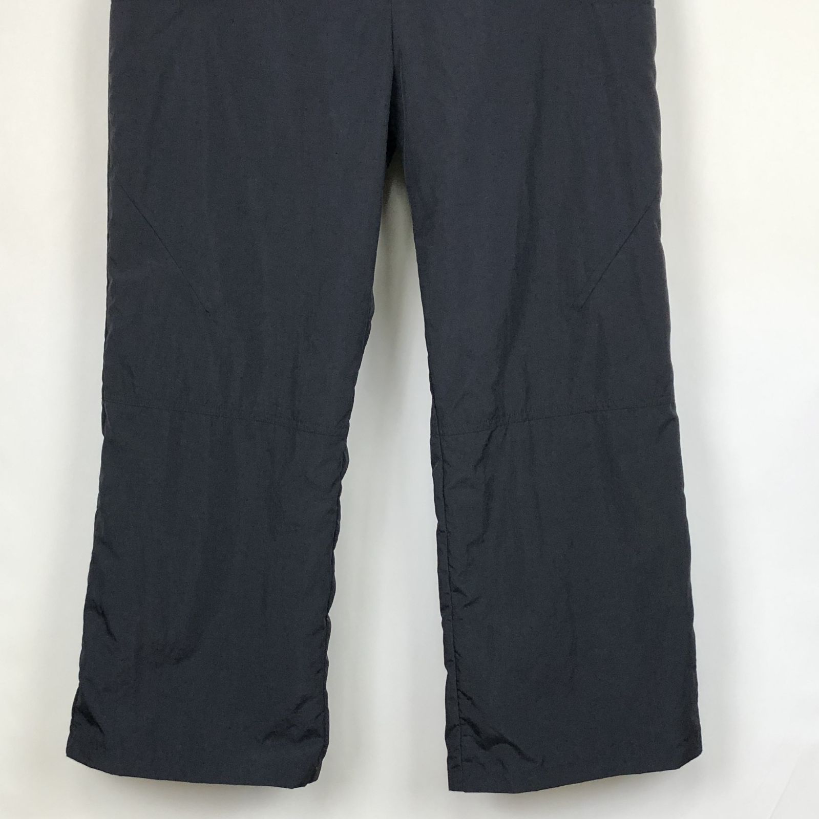 LA PEAU DE GEM ナイロン オーバーオール サロペット 黒 - メルカリ