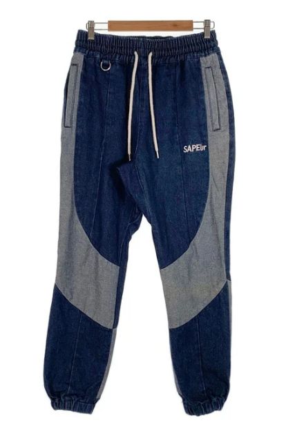 SAPEur DENIM TRACK PANTS ブルー M/L/XL