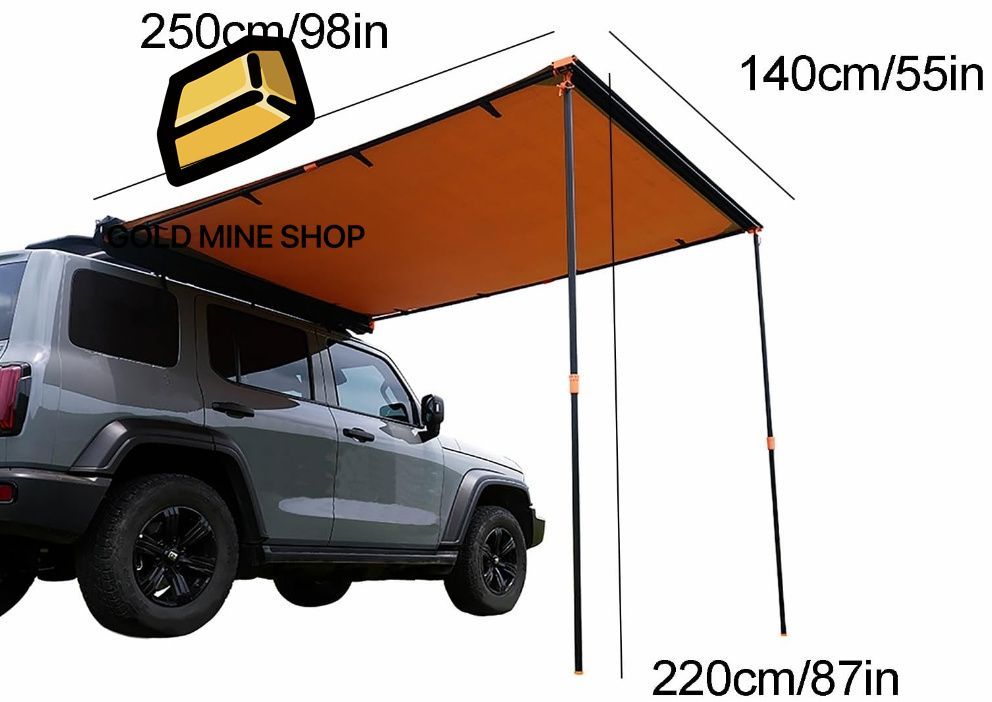 ビーチオーニング 屋外キャンピングカーリアキャノピーテントキャンピングカーリアテントキャンプ日よけ車防水小屋日よけ 屋外の日よけ 楽天市場】【8/4  20時 ☆P5倍&クーポン!】アウトドアカーサイドテント カーサイドタープ 蚊帳と収納バッグ付き ポータブルSUVテント ... カーオーニング キャンプ | 防水 リアテント | キャノピー タープ 日除け シェルター トラック SUV キャンピングカー 釣り