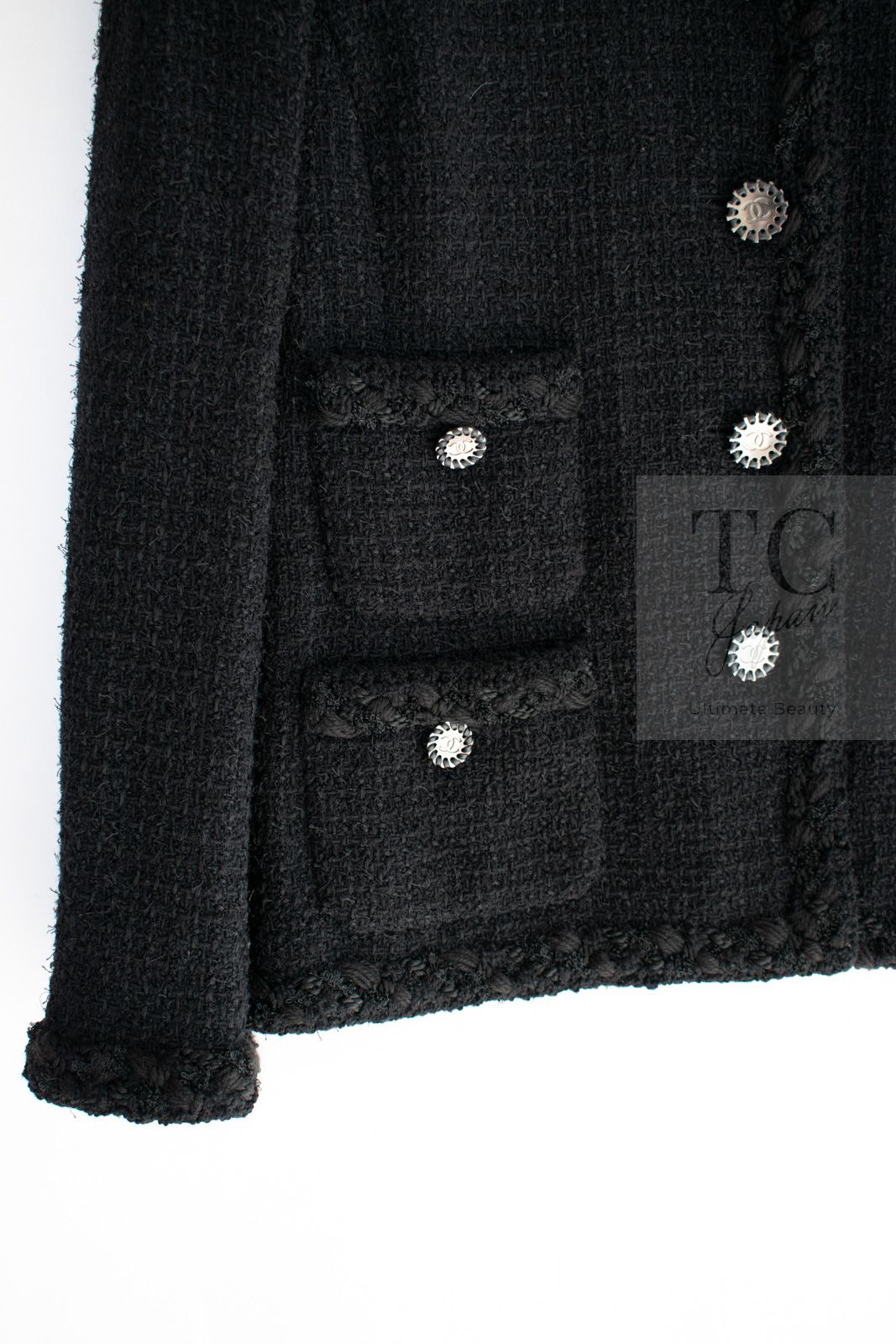 シャネル リトル ブラック ジャケット CHANEL ツイード ウール
