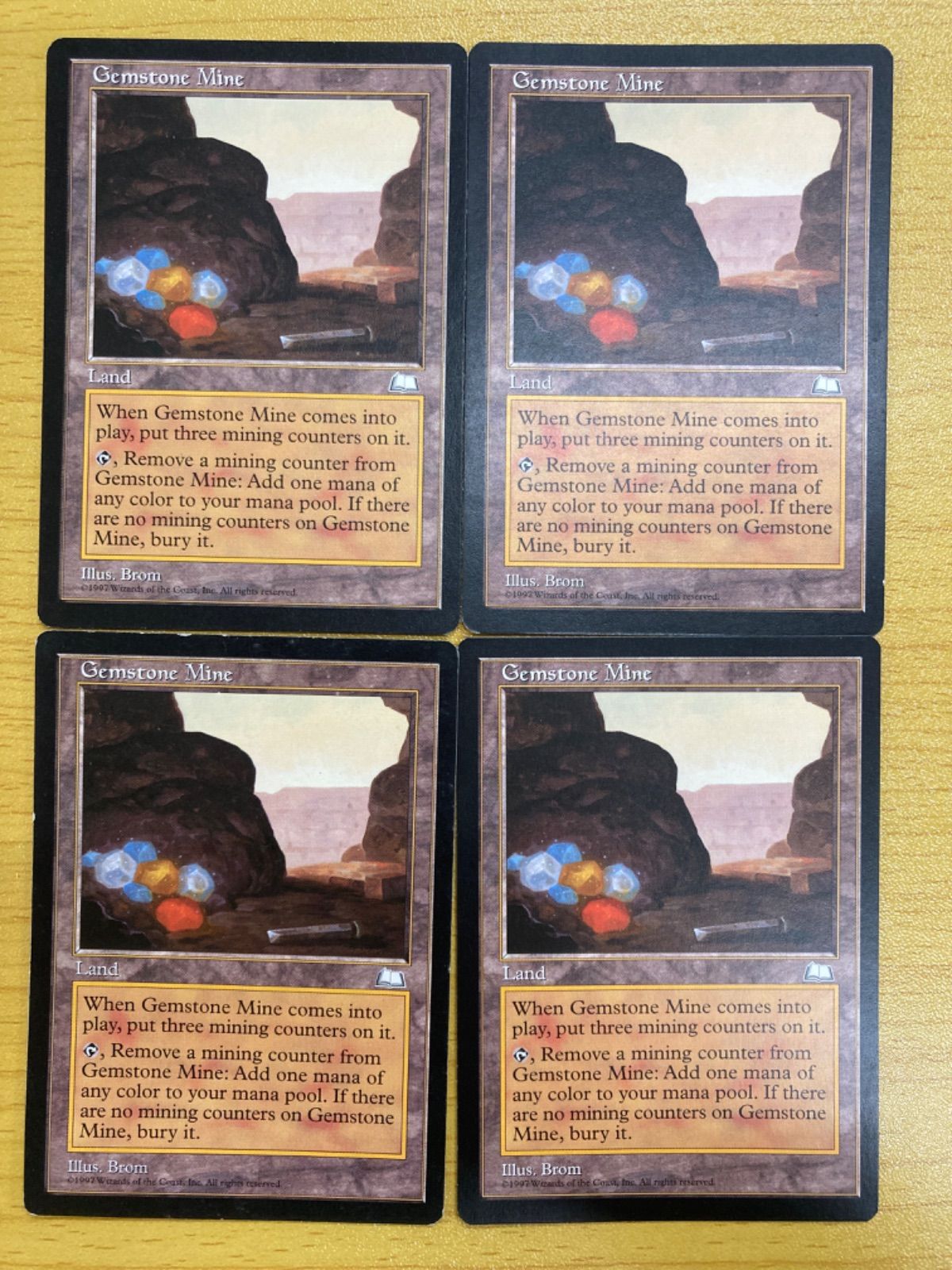 ●MTG WTH 宝石鉱山/Gemstone Mine 英語 4枚● 宝石鉱山/Gemstone Mine《日本語》【DMR】