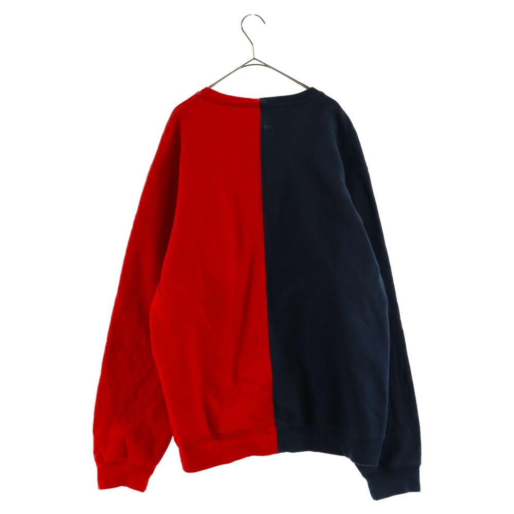 古*で様 Supreme 18AW Split Crewneck Sweatsh Supreme Split Crewneck Sweatshirt (FW18) - $158