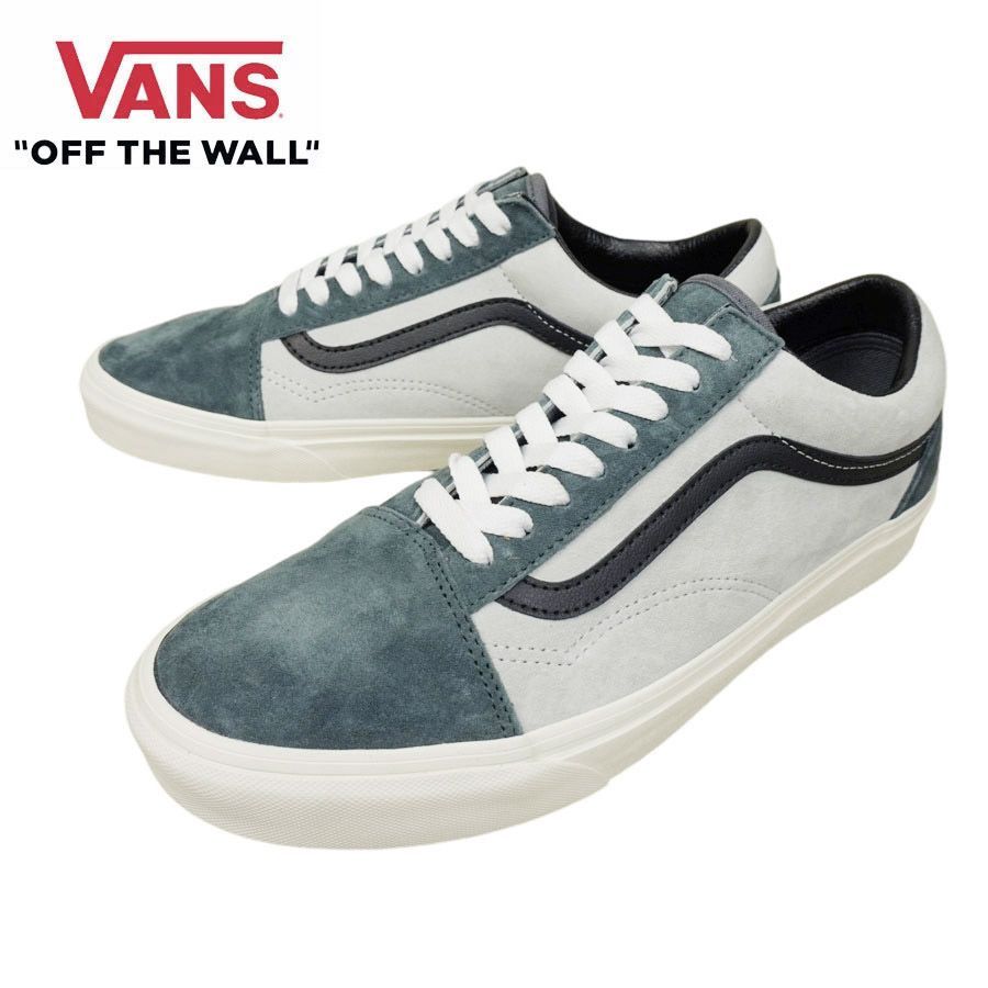 ヴァンズ バンズ VANS 箱なし OLD SKOOL スクール PIG SUEDE 2-TONE UTILLITY ピッグスエード 2トーン ユーティリティ バイ スエードレザー グレー スニーカー 靴 ローカット sk8 スケシュー