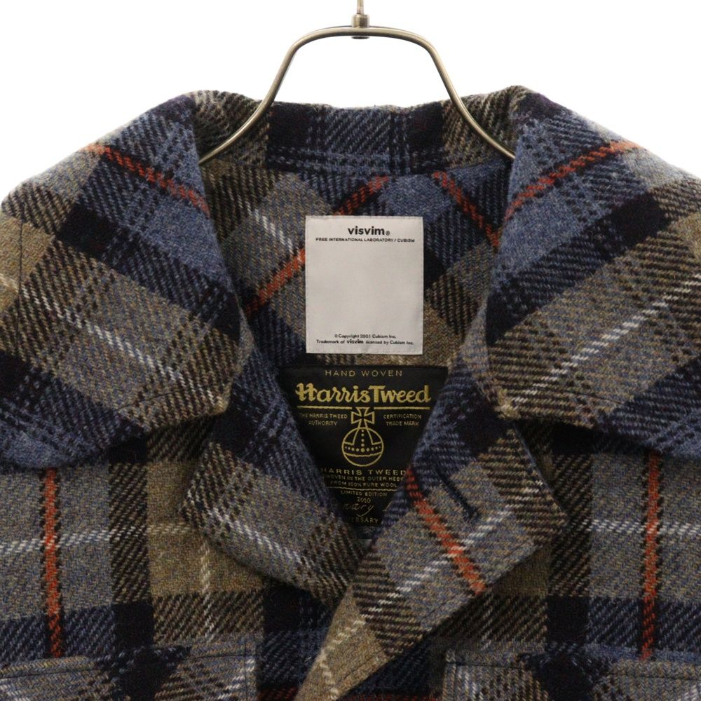 visvim ピーコート　ゴアテックス　ハリスツイード VISVIM - ビズビム visvim ハリスツイード x ゴアテックス チェック