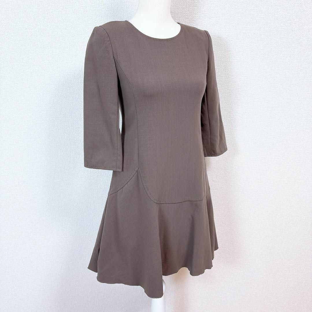 デイジーリンフォクシー 長袖ワンピース フ 38 チャコールブラウン