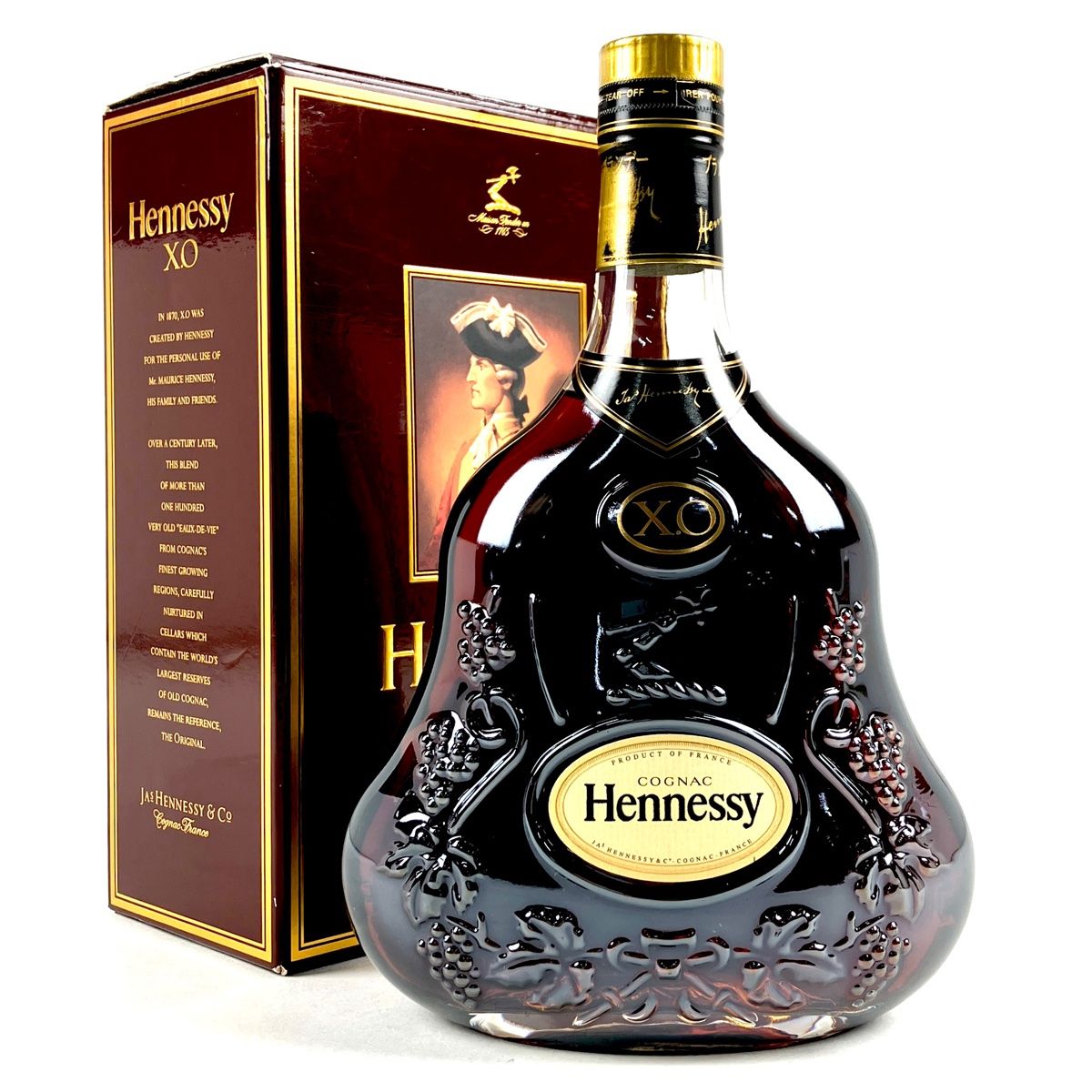 ヘネシー Hennessy XO 金キャップ クリアボトル 700ml ブランデー コニャック 【古酒】 - メルカリ