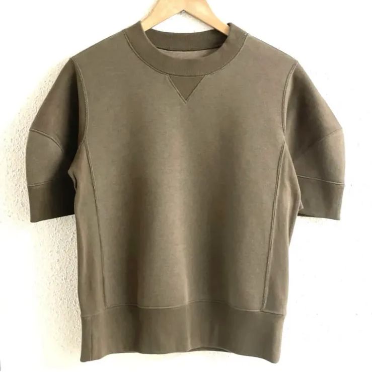 sacai サカイ 23AW 半袖 コットン スポンジ スウェット プルオーバー 2