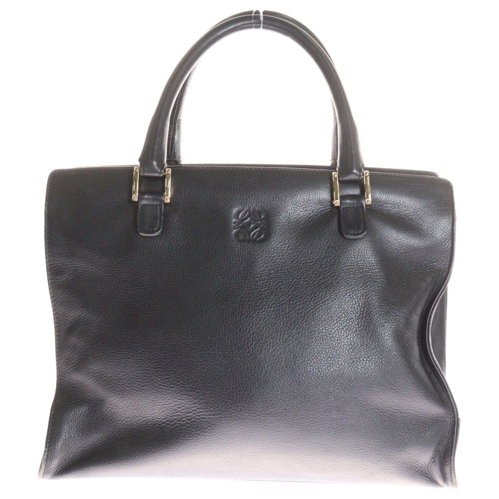 LOEWE (ロエベ) アナグラム ハンドバッグ トートバッグ ブラック  