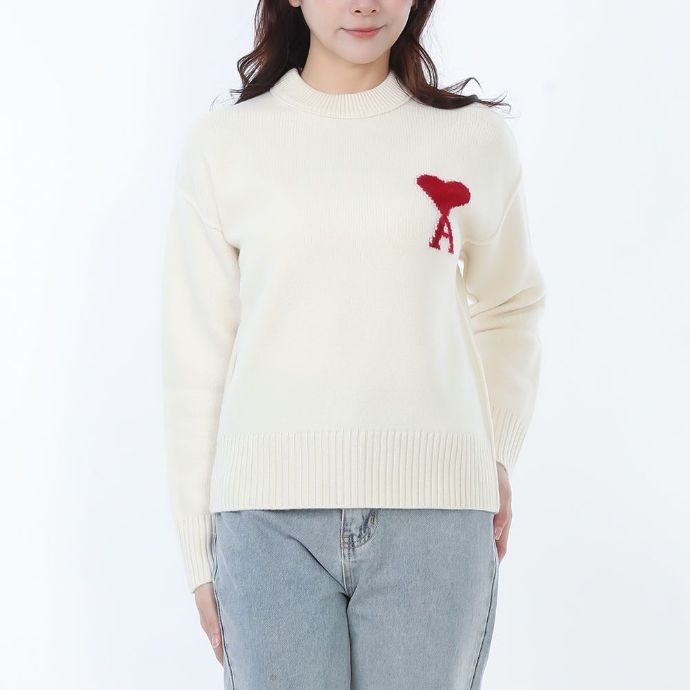 amiparis アミパリス　メリノウールフェルト セーター 楽天市場】Ami Paris アミパリス AMI DE COEUR アミ ドゥ クール