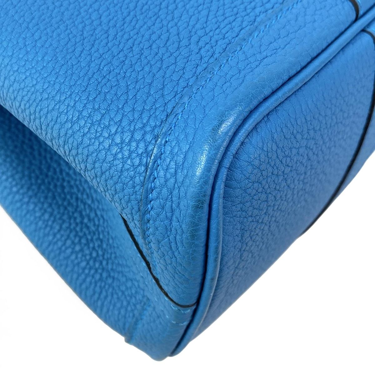 HERMES(エルメス) トートバッグ美品 ガーデンパーティTPM ブルー  