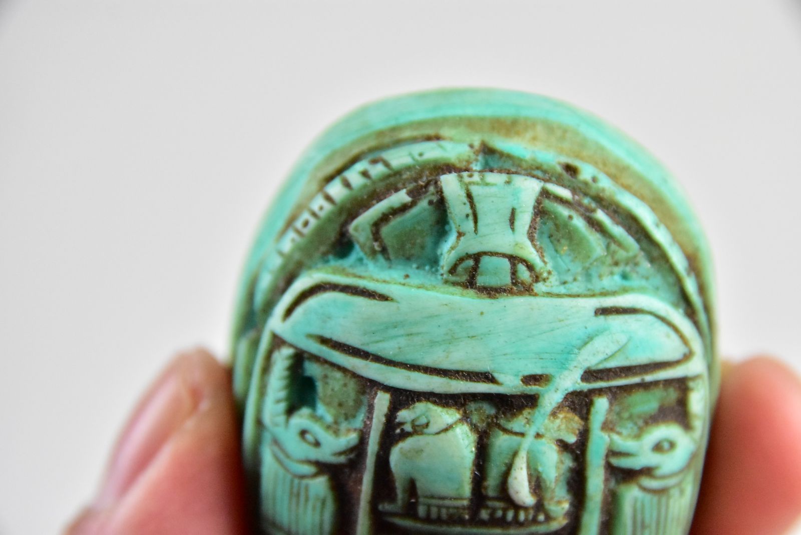古代エジプト スカラベ(ケプリ神)のお守り 護符 フンコロガシ