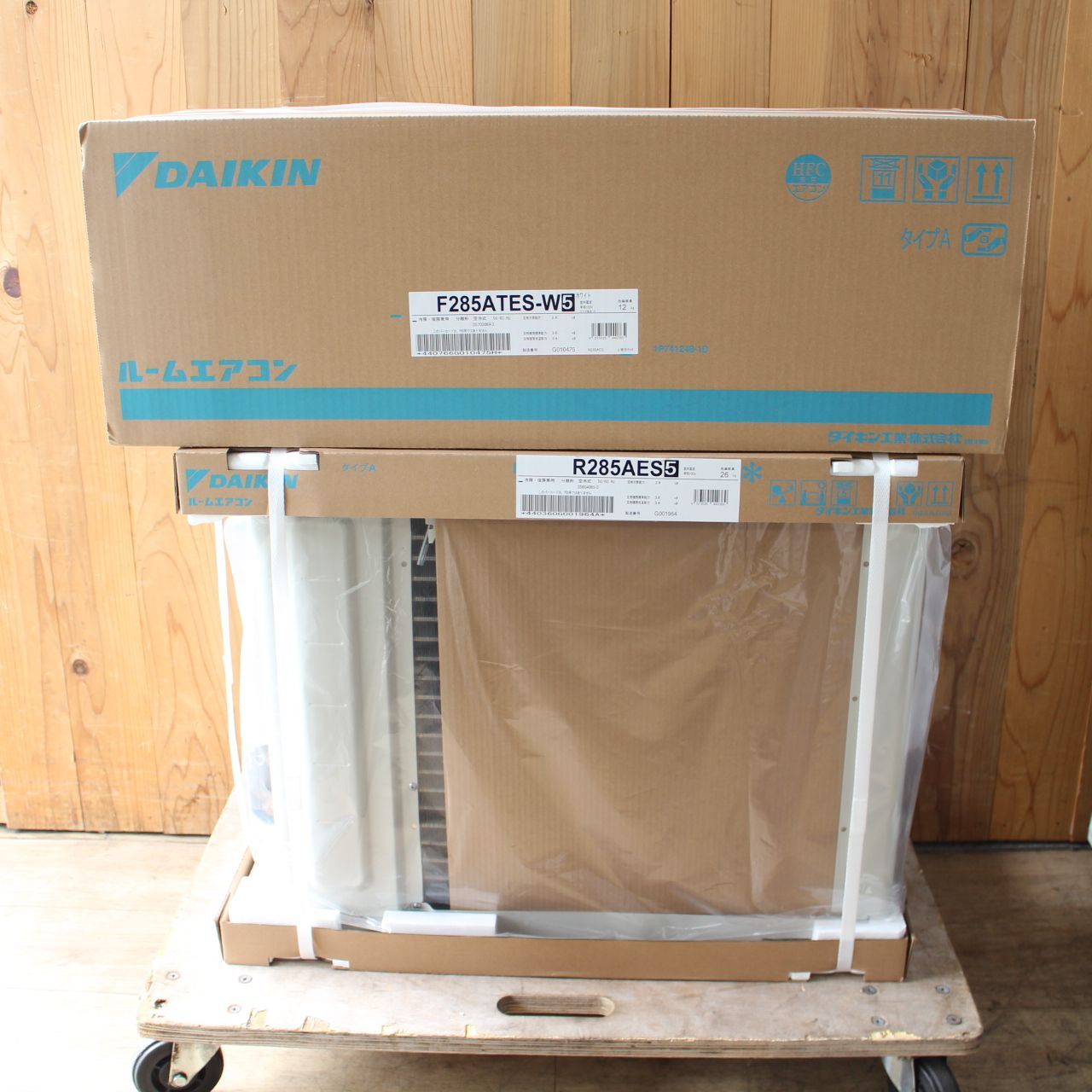 664)【未開封品】DAIKIN ダイキン S285ATES-W (F285ATES-W+R285AES