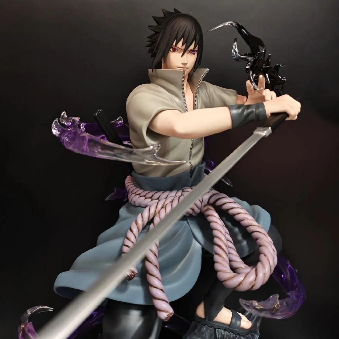 ナルト うちはサスケ ガレージキット 塗装済み完成品 フィギュア