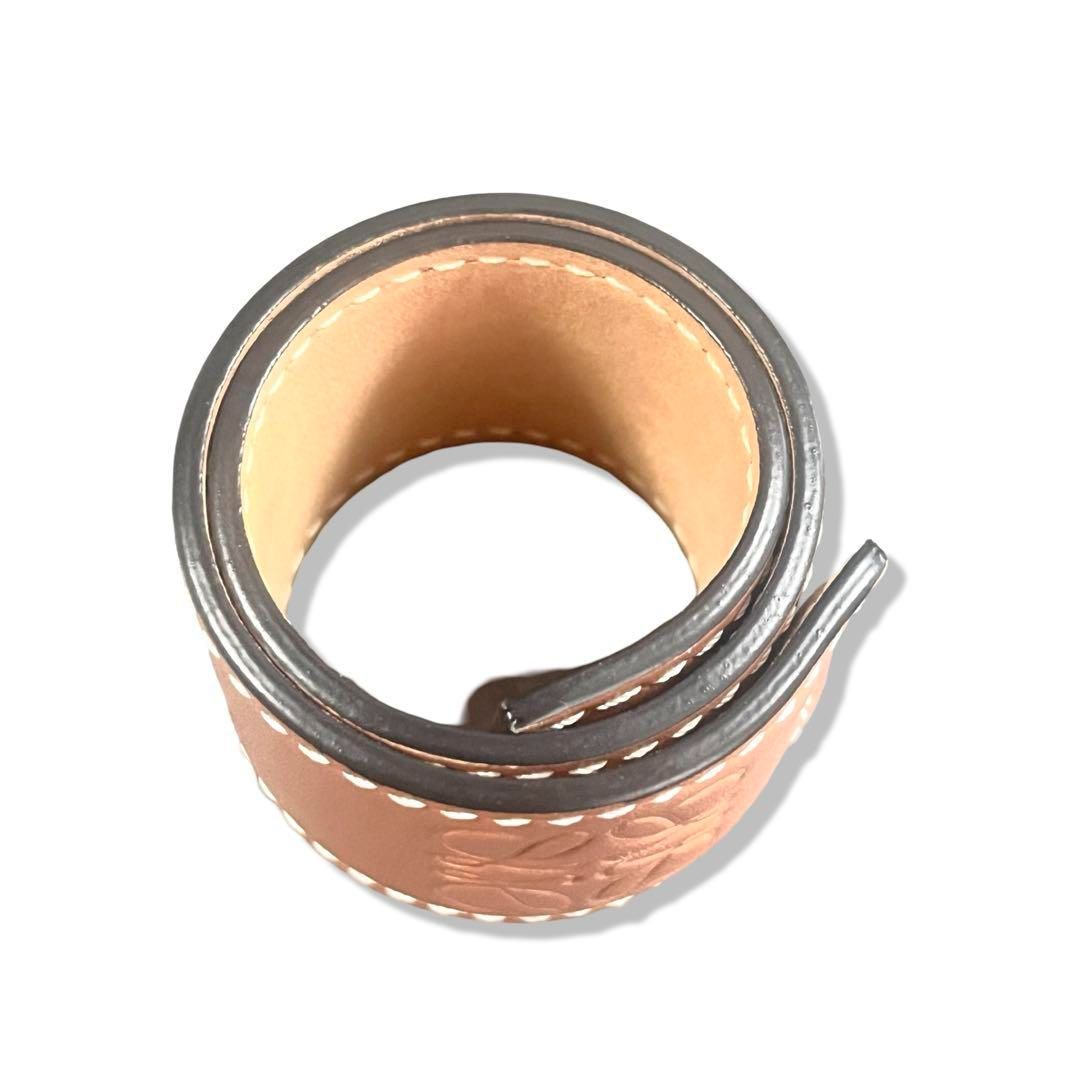 現行品 LOEWE ロエベ アナグラム スラップ ブレスレット スモール