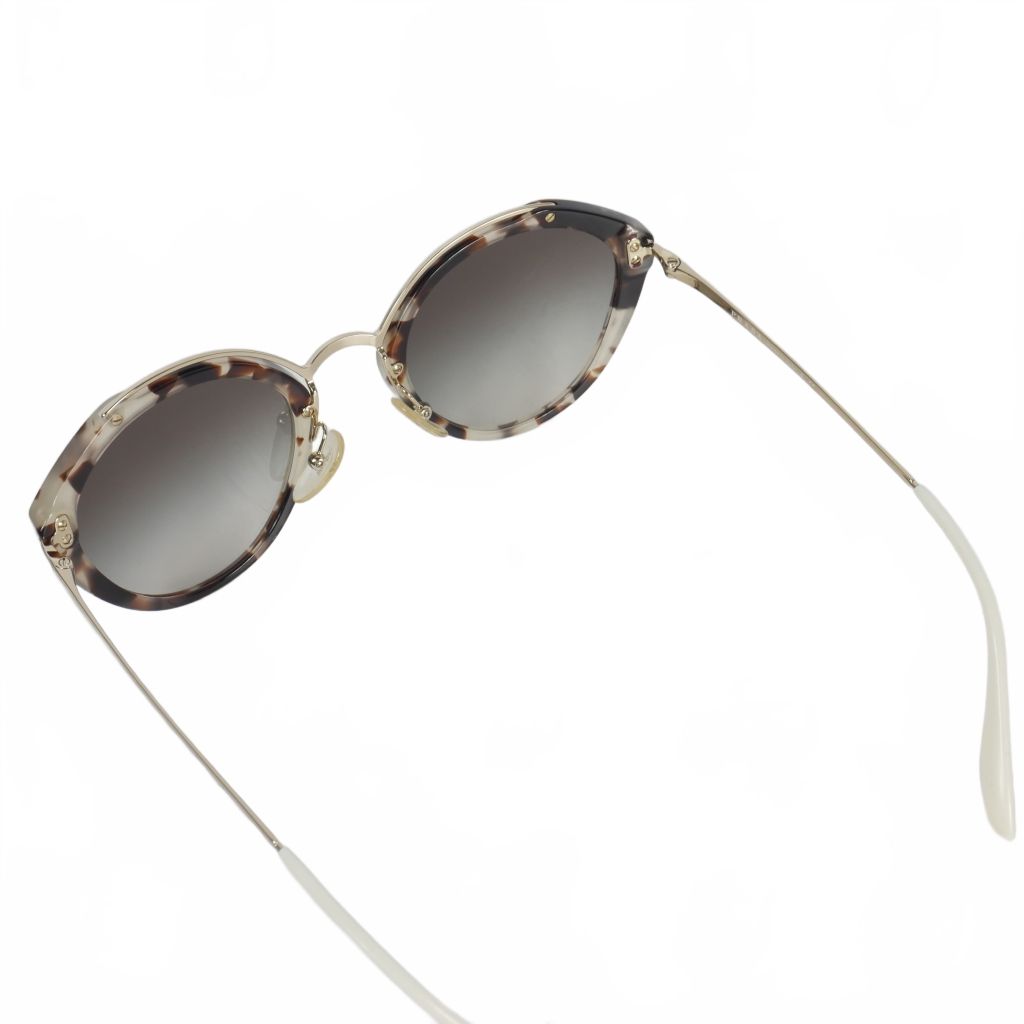 プラダ PRADA ボストン サングラス べっ甲柄 グレーレンズ SPR 18U 53