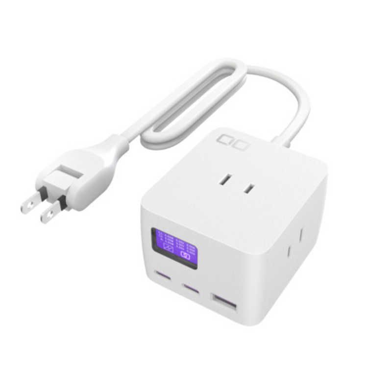 爆買い，本物保証 【 新品 未開封 】   CIO Polaris CUBE DESK ホワイト ［3ポート /USB Power Delivery対応 /GaN(窒化ガリウム) 採用］ CIO-PCD67W2C1A-WH 未使用 送料無料 電源アダプター・充電器