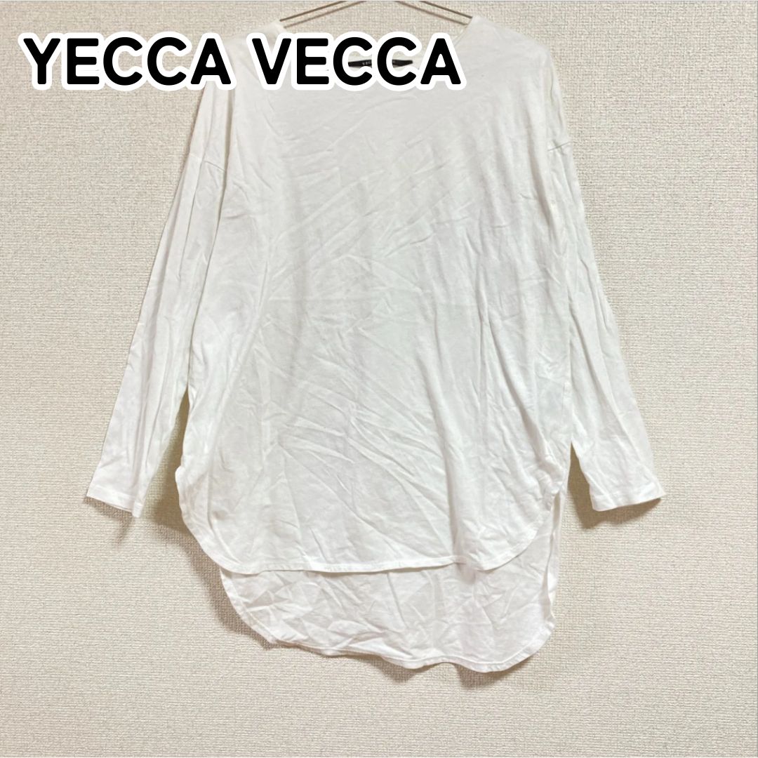 YECCA VECCA イェッカヴェッカ F オフホワイト 裾ラウンド コットン100