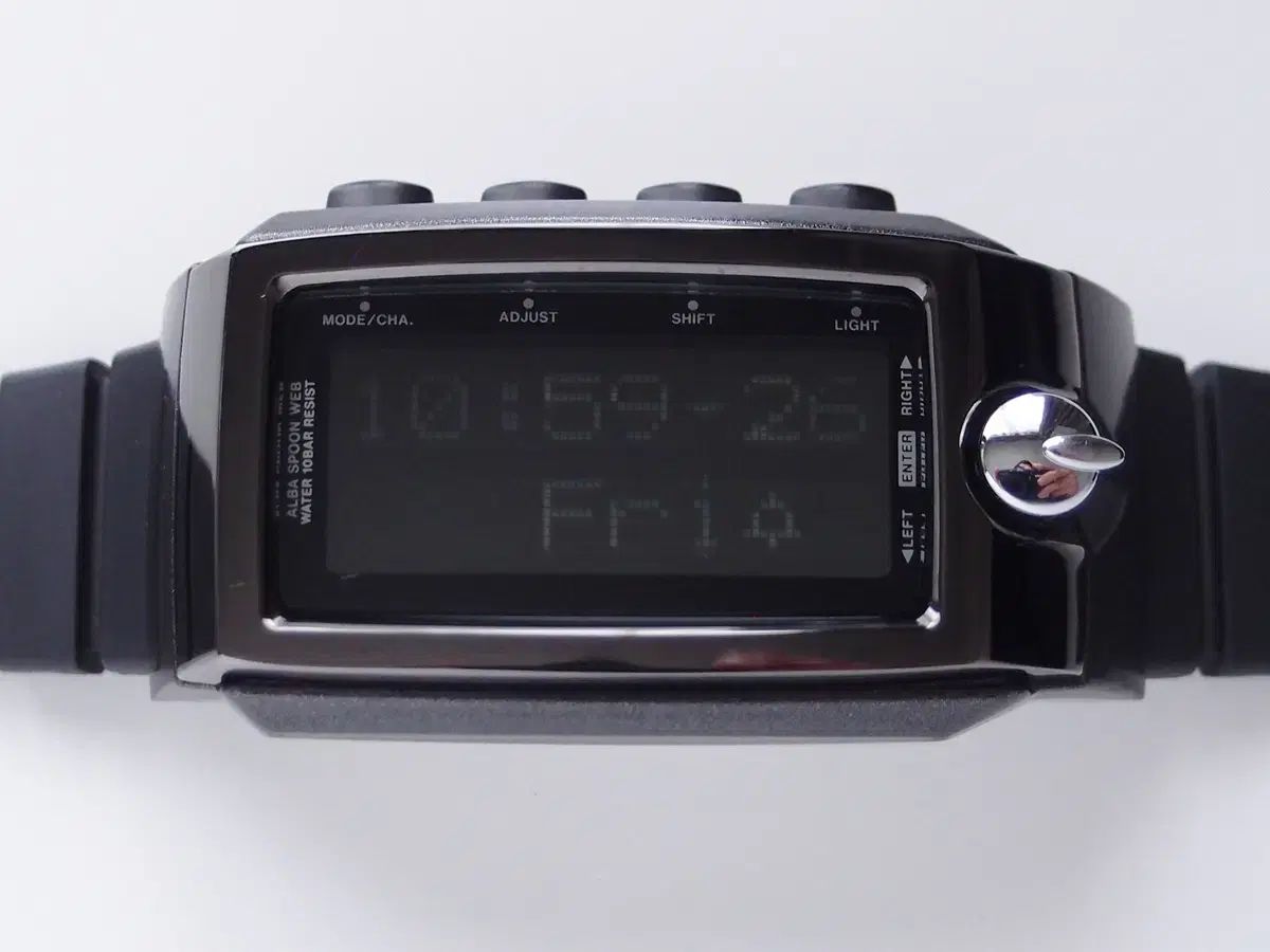 【美品】SEIKO ALBA SPOON WEB W440 ブラック ALBA SPOON WEB ブラック SEIKO(セイコー) アルバ・ウェッブ SEIKO