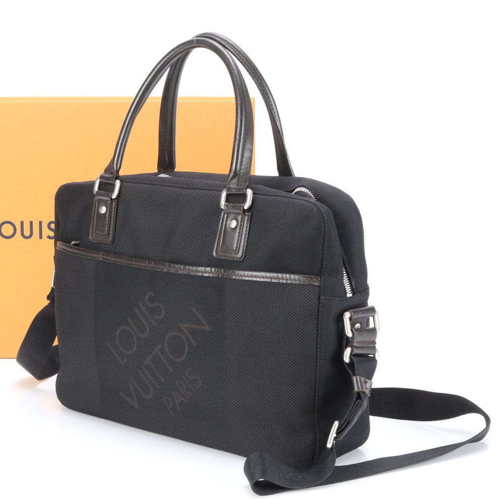 美品 ルイヴィトン ダミエ ジェアン ヤック M93082 レザー 2WAY