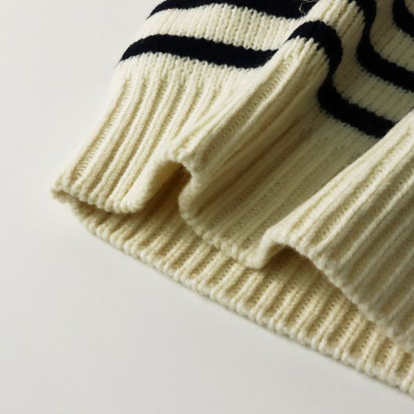 IENA - 新品 未使用 定価1.7万 2020AW IENA イエナ sese ボーダークルーネックプルオーバー F/エクリュネイビー【2400013346764】 新品 未使用 定価1.7万 2020AW IENA イエナ sese ボーダークルー
