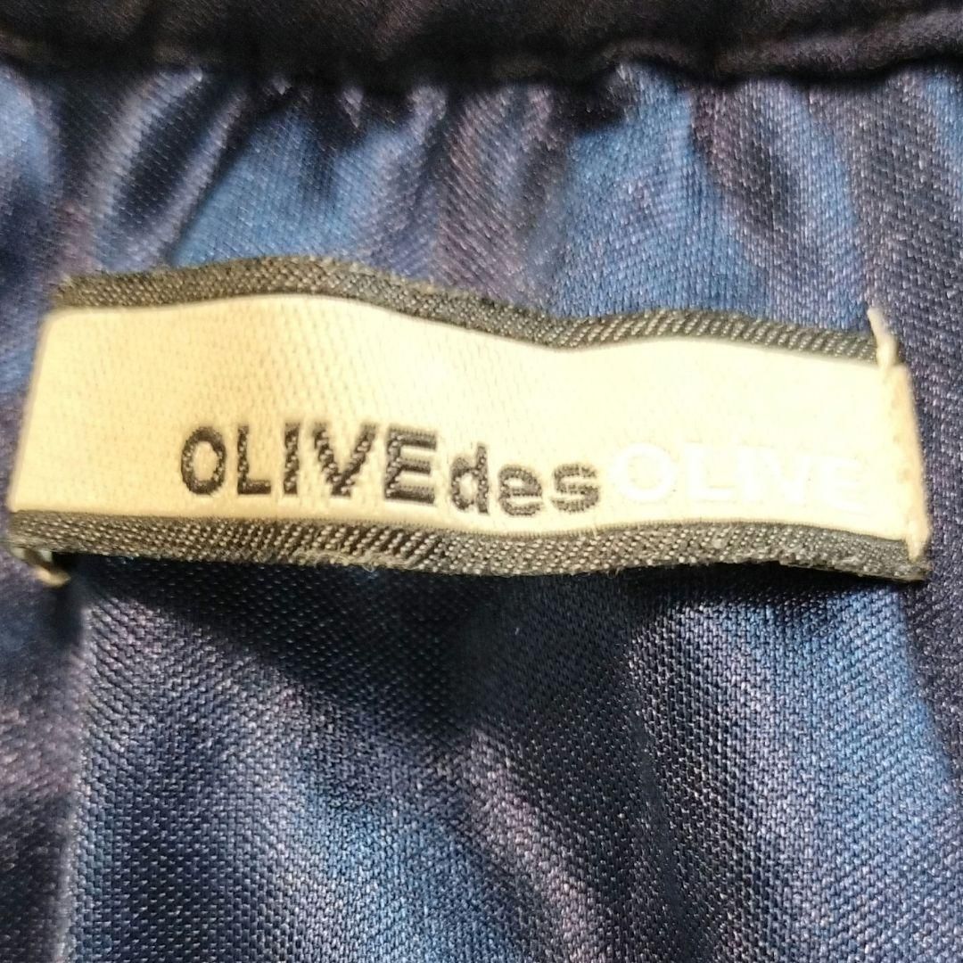 OLIVE des OLIVEオリーブデオリーブ　半袖ブラウス　ティアード　F