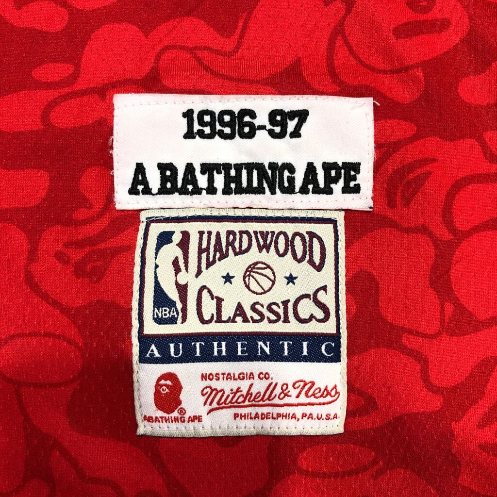 Mitchell&Ness × A BATHING APE NBA シカゴ・ブルズ ユニフォーム
