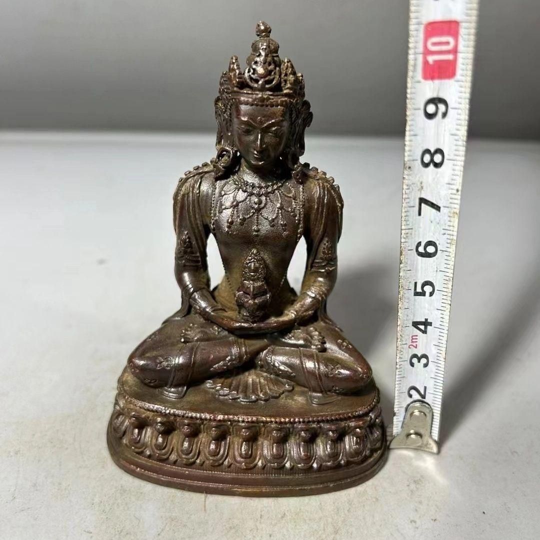 地蔵 大日如来菩薩像 観音 銅製 仏像 彫刻 置物 開運 風水 地蔵 菩薩 観音