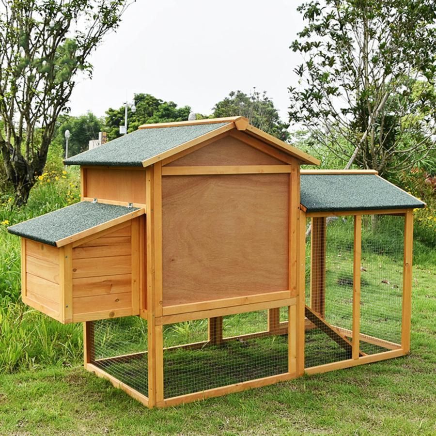  屋外 木製 大型 鳥かご 鳥ケージ 鶏鶏小屋 チキンケージ2階屋外木製チキンショップチキンスモールチキンショップ8チキンチキンチキン ライト付き家禽ケージ 鳥かご 鳥かご パーツ類