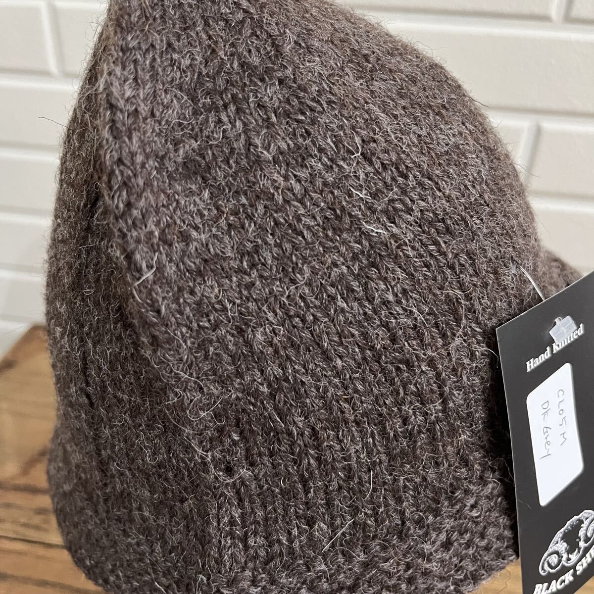 新品 BLACK SHEEP ブラックシープ 英国製 ニットハット ニット帽 帽子